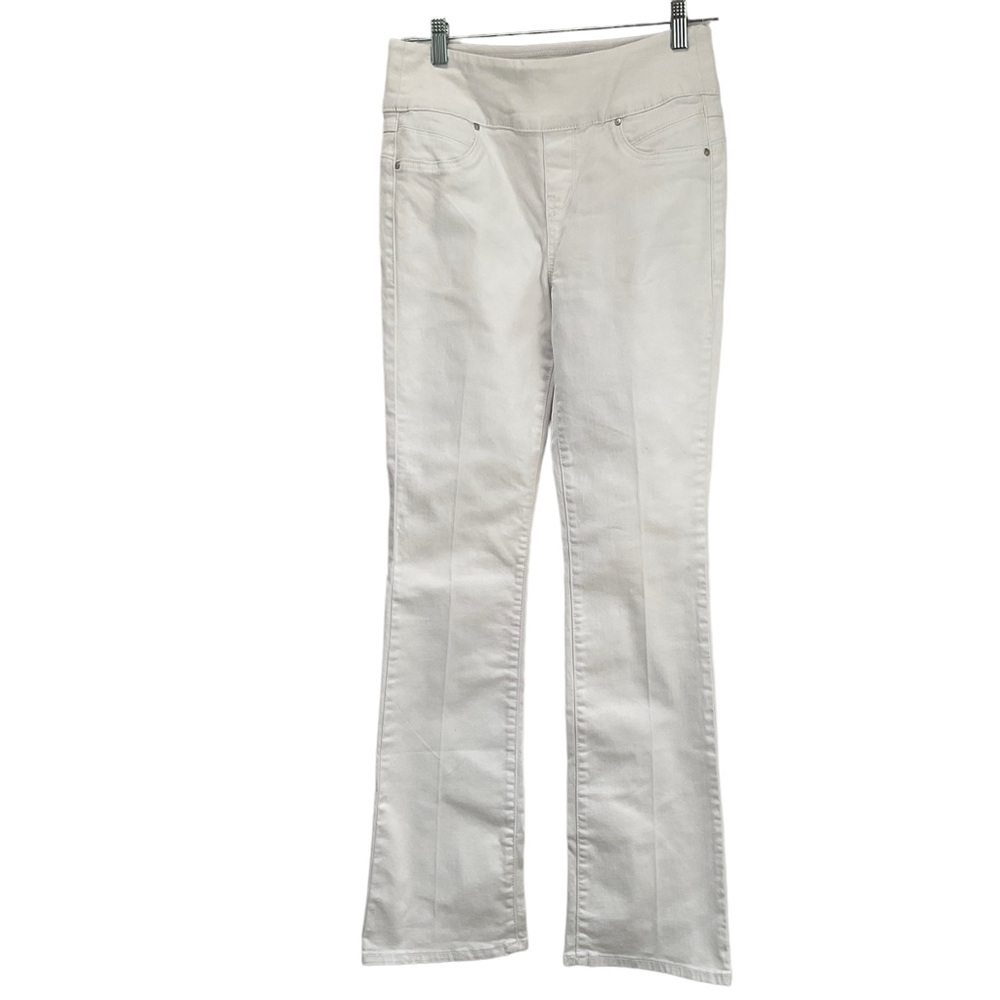 Seven7 Off-White Women's Jeggings with Slight Flare